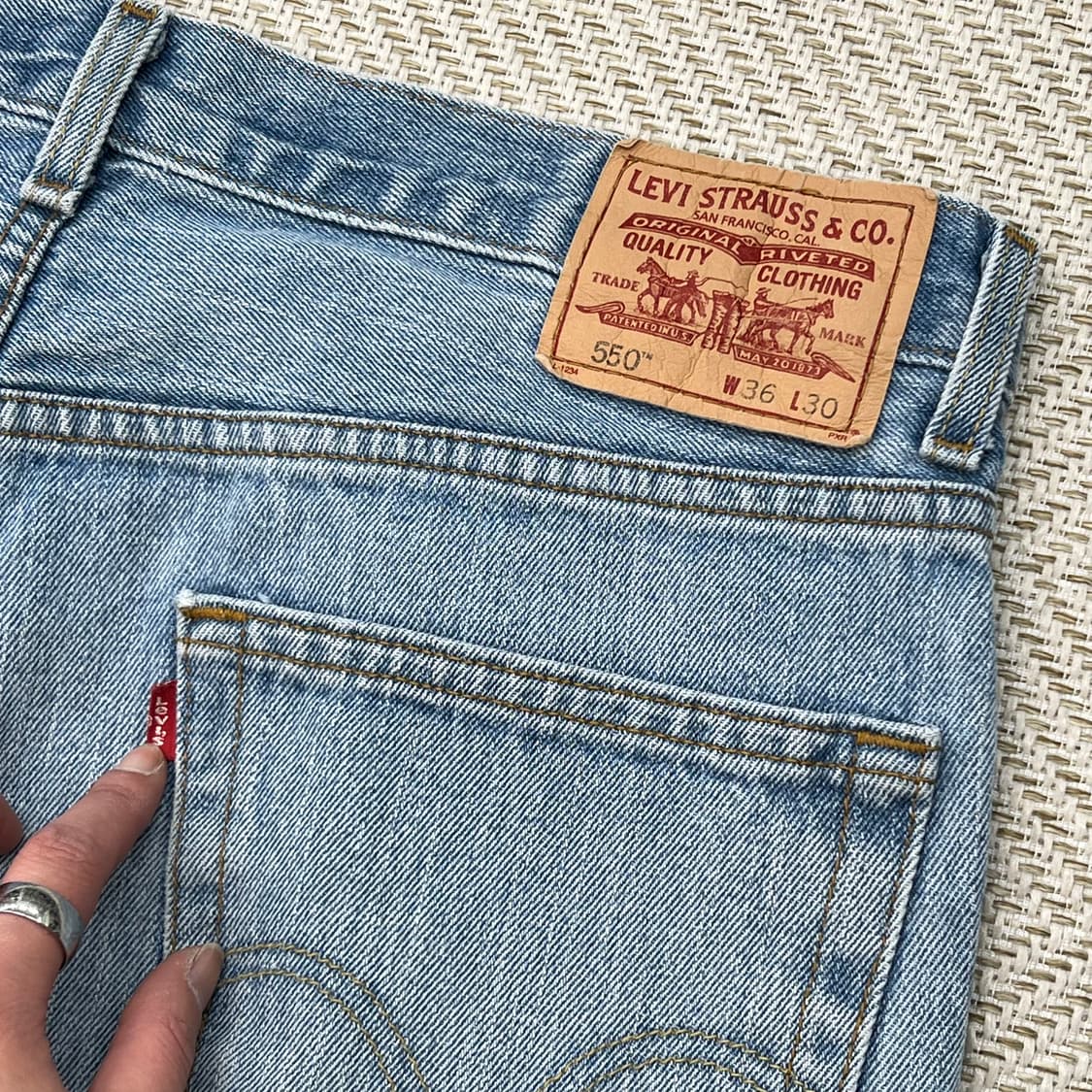 리바이스 550 데님팬츠 r2210 상품이미지7