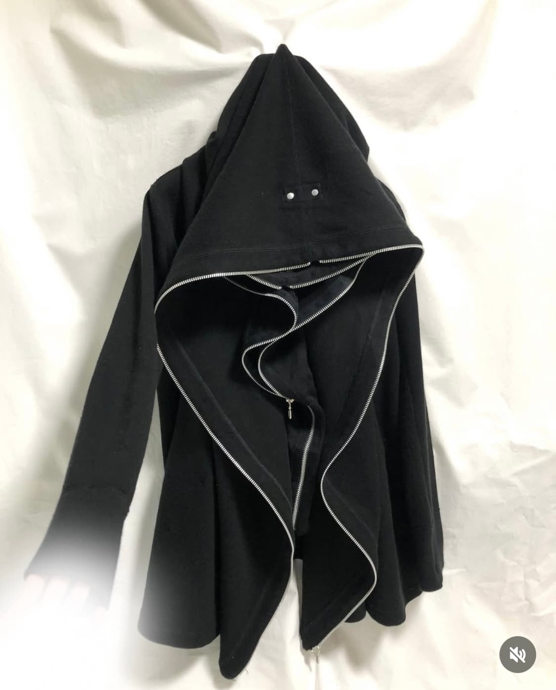 빈티지 릭깔 더블 후드집업 상품이미지1