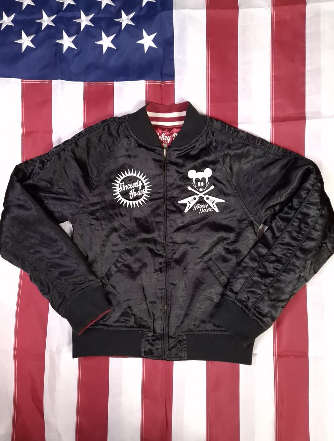 오리지날 일본판 도쿄디즈니 우먼 미키마우스 리버서블 스카쟌 상품이미지5