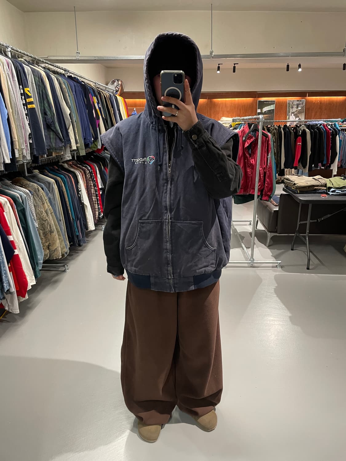 빈티지 워크 베스트 자켓   상품이미지5