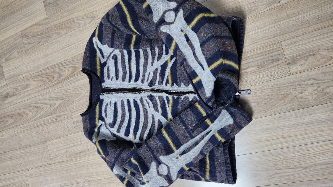 캐피탈 14온즈 데님 본 라이닝 리버시블 모토크로스 자켓 블랙 상품이미지2