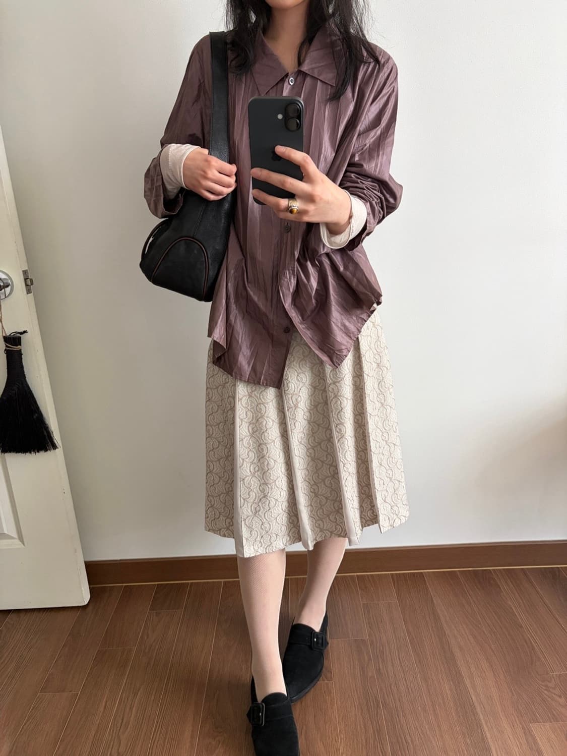 wrinkle blouse 상품이미지5