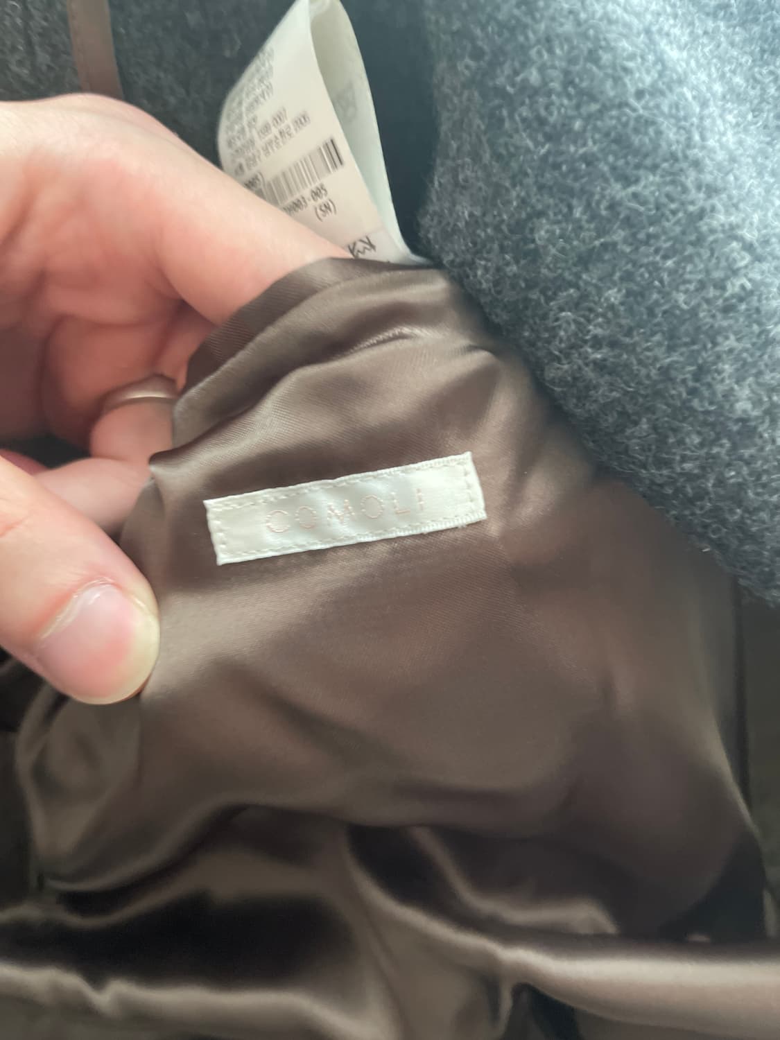 COMOLI 19AW 타이로켄 코트 올리브 Size 3 상품이미지8