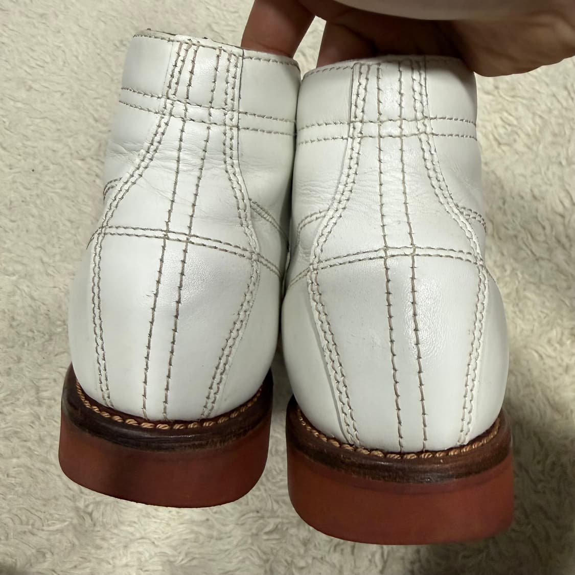 치페와 화이트 몽키부츠 9.5EE(275) 상품이미지3