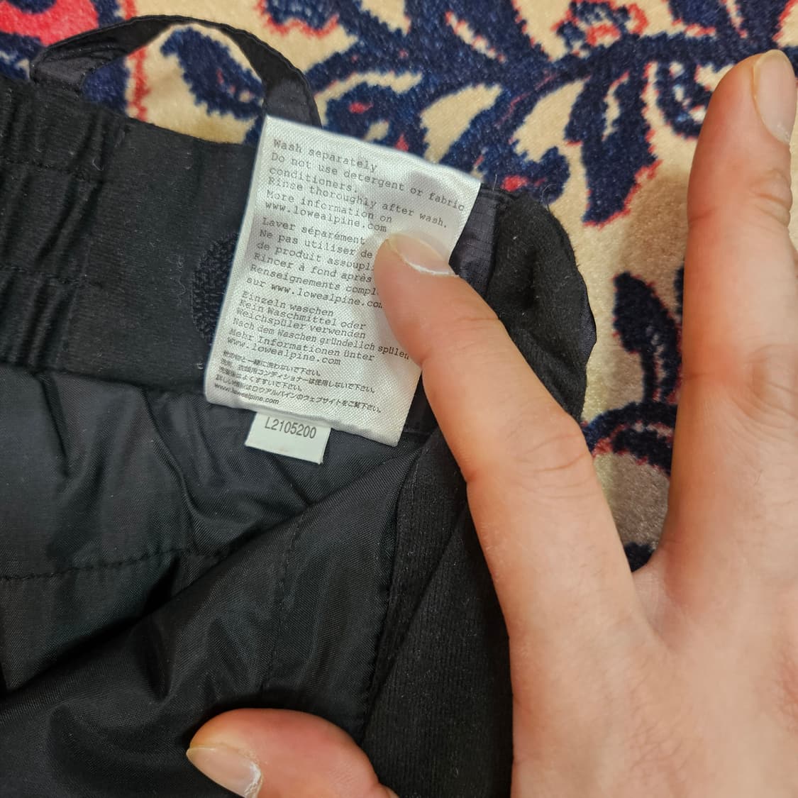 로우알파인 아웃도어 패딩 밴딩 팬츠 48size(31-32) 상품이미지10