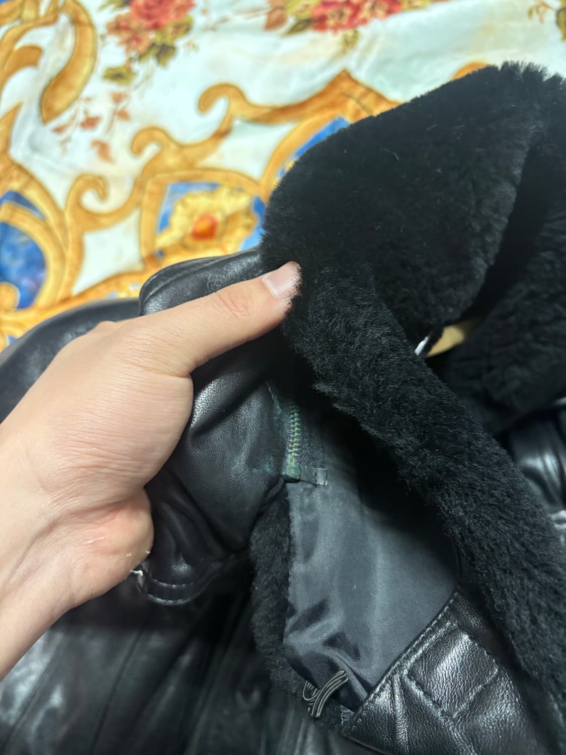 J.SCIPIO G-1 디자인 양가죽 무스탕 자켓 상품이미지6