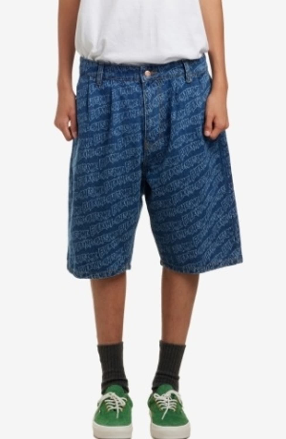 퍼킹어썸 데님 숏팬츠 상품이미지1