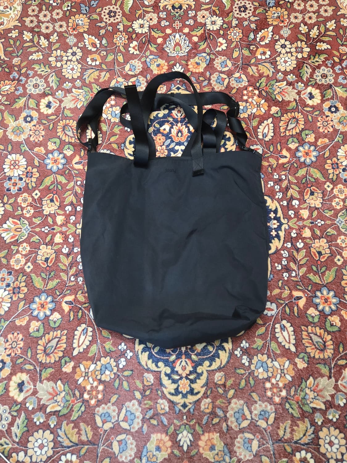 준지(Juun.J) 블랙 솔리드 투웨이 백 상품이미지2