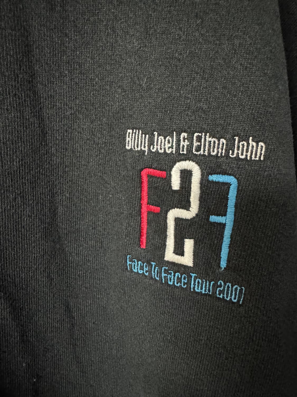 빈티지 00s 빌리조엘&엘튼존 f2f tour 프로모션 맨투맨 XL 상품이미지2