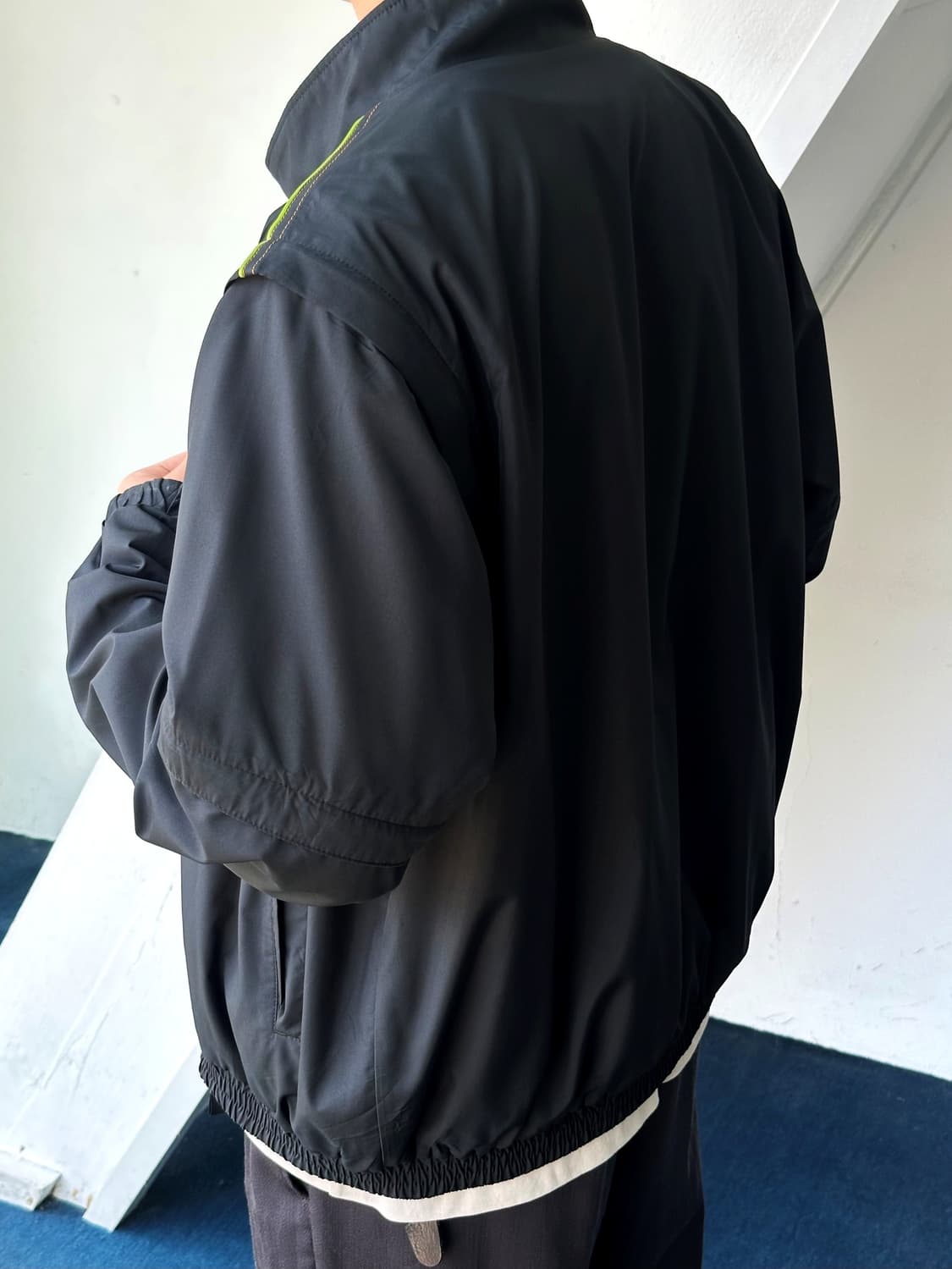 6way design washed poly zip parka 상품이미지7