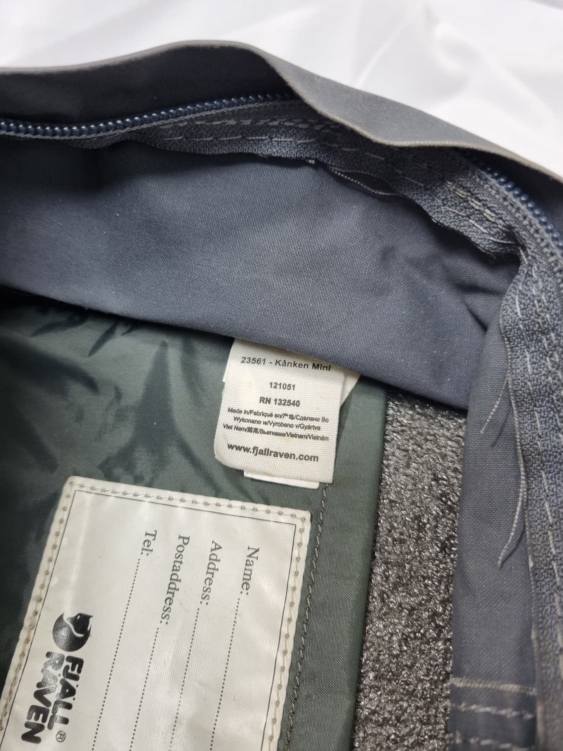 피엘라벤 칸켄 미니 7L 그레이 백팩 상품이미지6