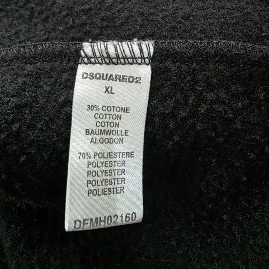 디스퀘어드2 블랙 후드티 105 상품이미지6