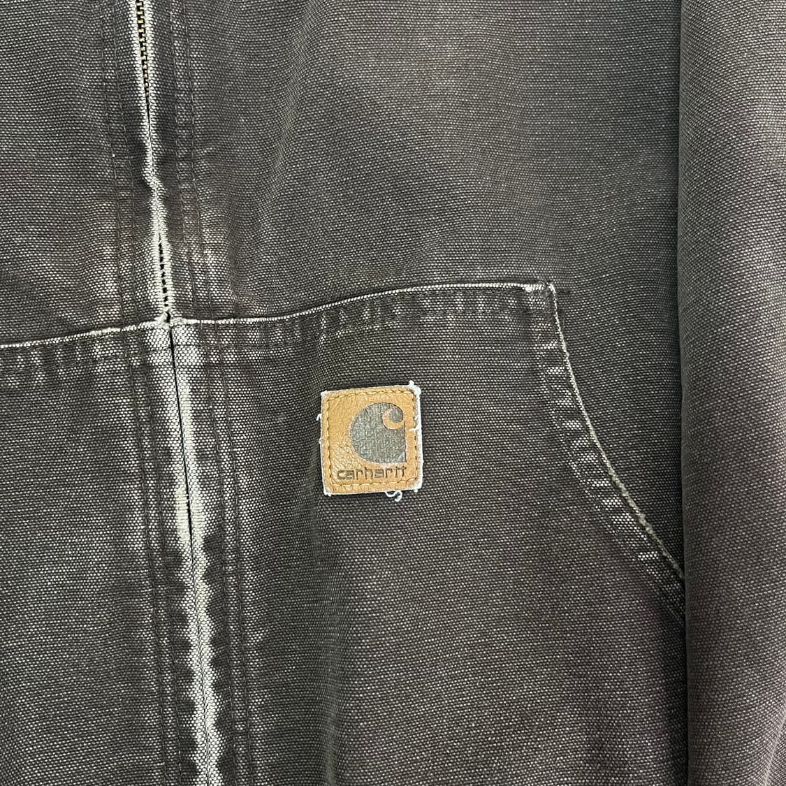 105 칼하트 j25 다크브라운 워크자켓 상품이미지5