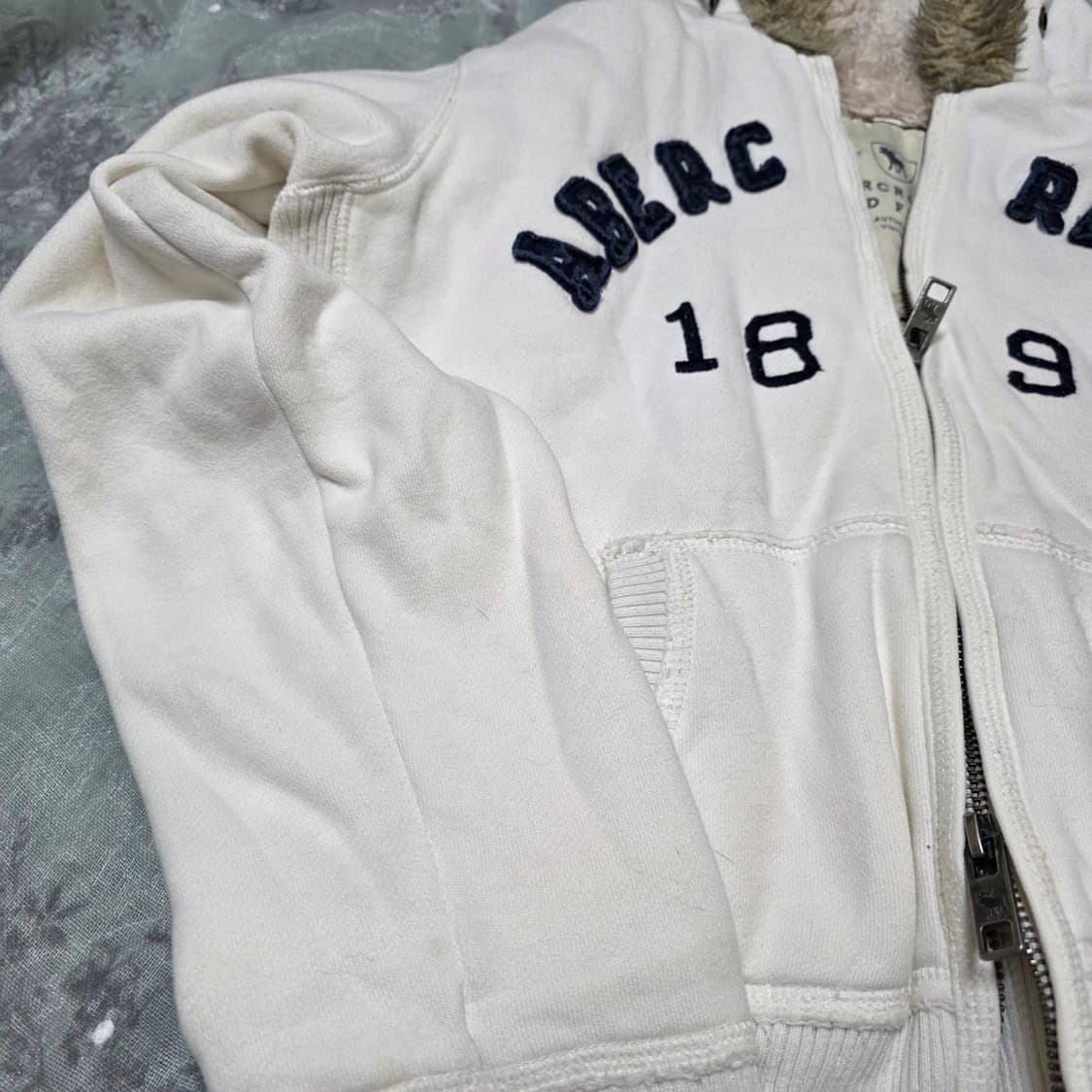 빈티지 아베크롬비 울프죠 투웨이 후드 집업 y2k 상품이미지6