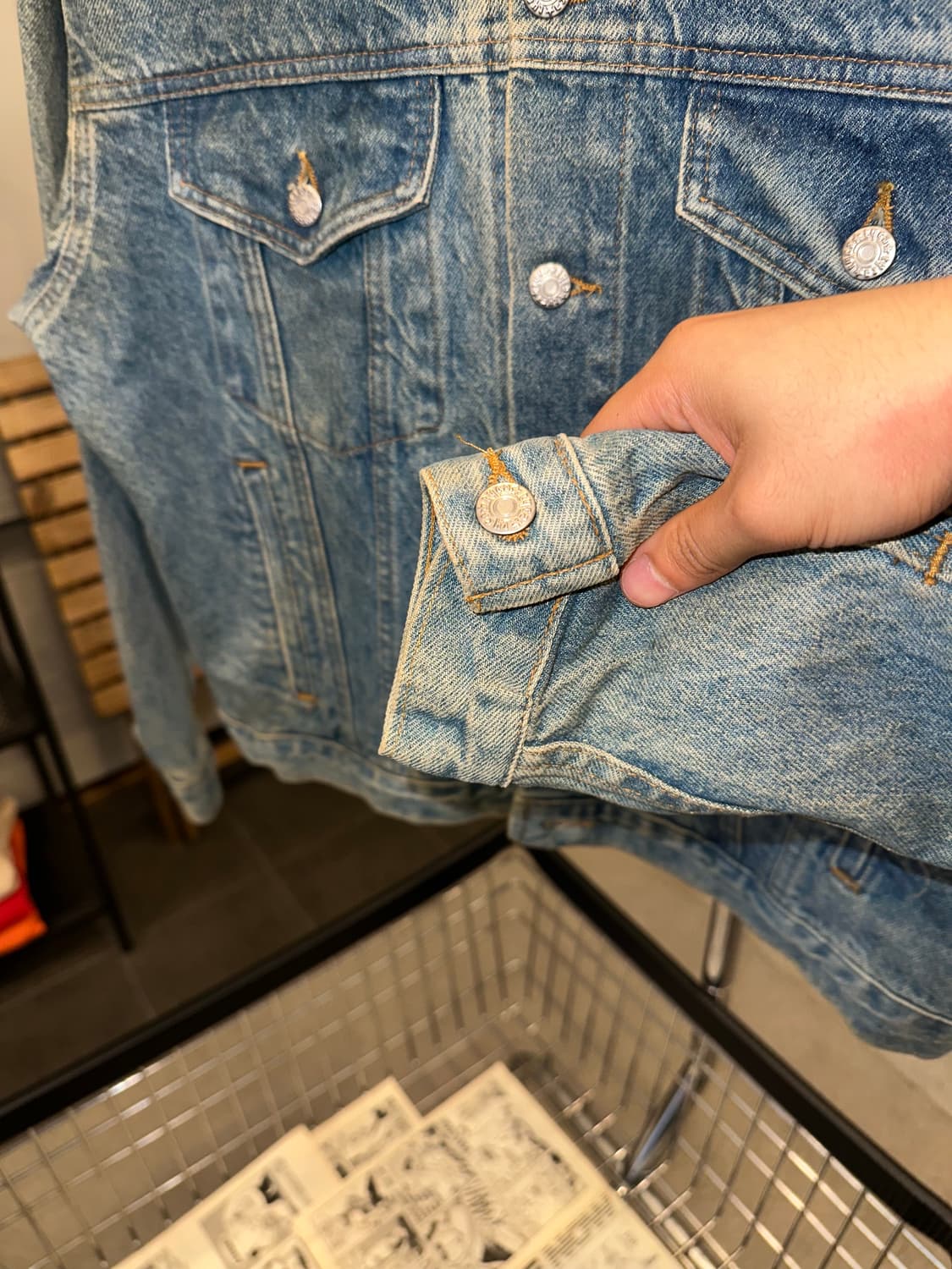 90’s Tomatoland back detail denim jacket 상품이미지7