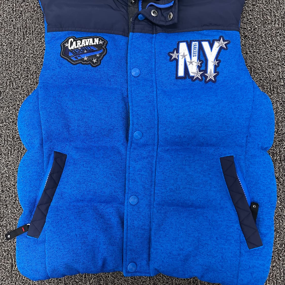 MLB 엠엘비 패딩 조끼 블루 100(L) 상품이미지3