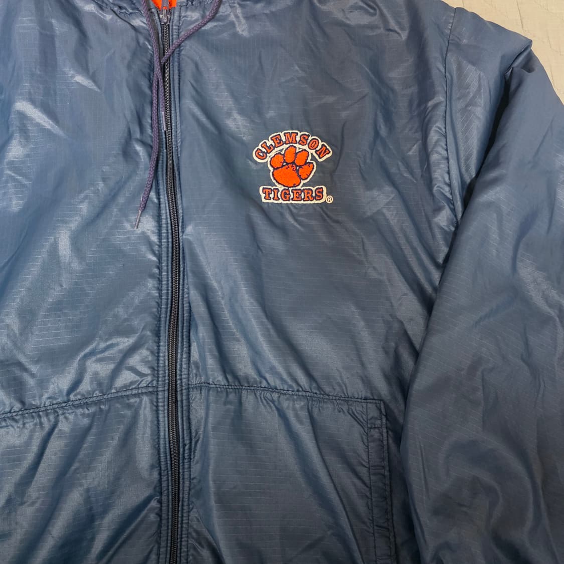 [XL] 80s 빈티지 러셀 애슬레틱 더블페이스 써멀 후드 자켓 상품이미지2