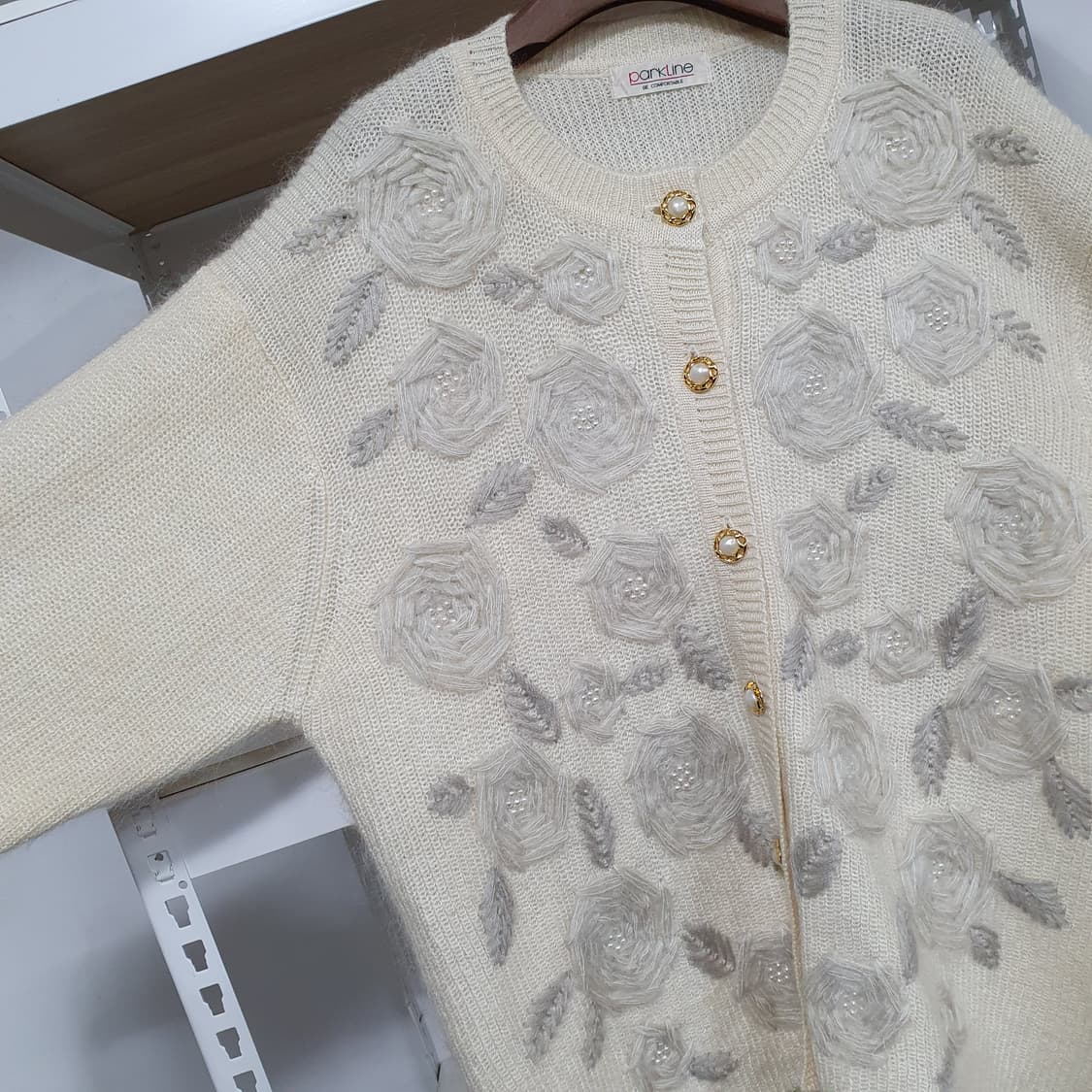 모리걸 일본 빈티지 오버사이즈 가디건 니트 스웨터 상품이미지3