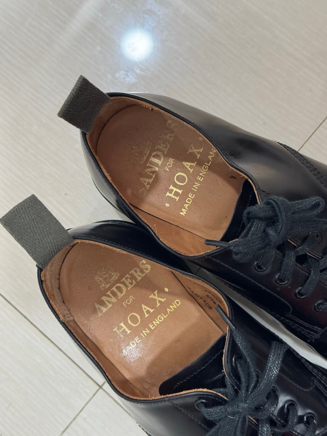 Sanders 샌더스x혹스 밀리터리 더비. Uk6 상품이미지6