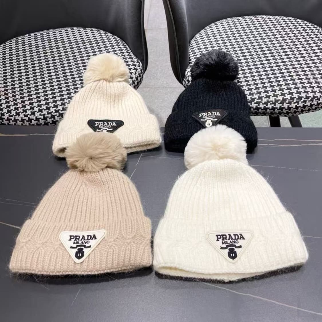 프라다 짜임 햇 4색 상품이미지1