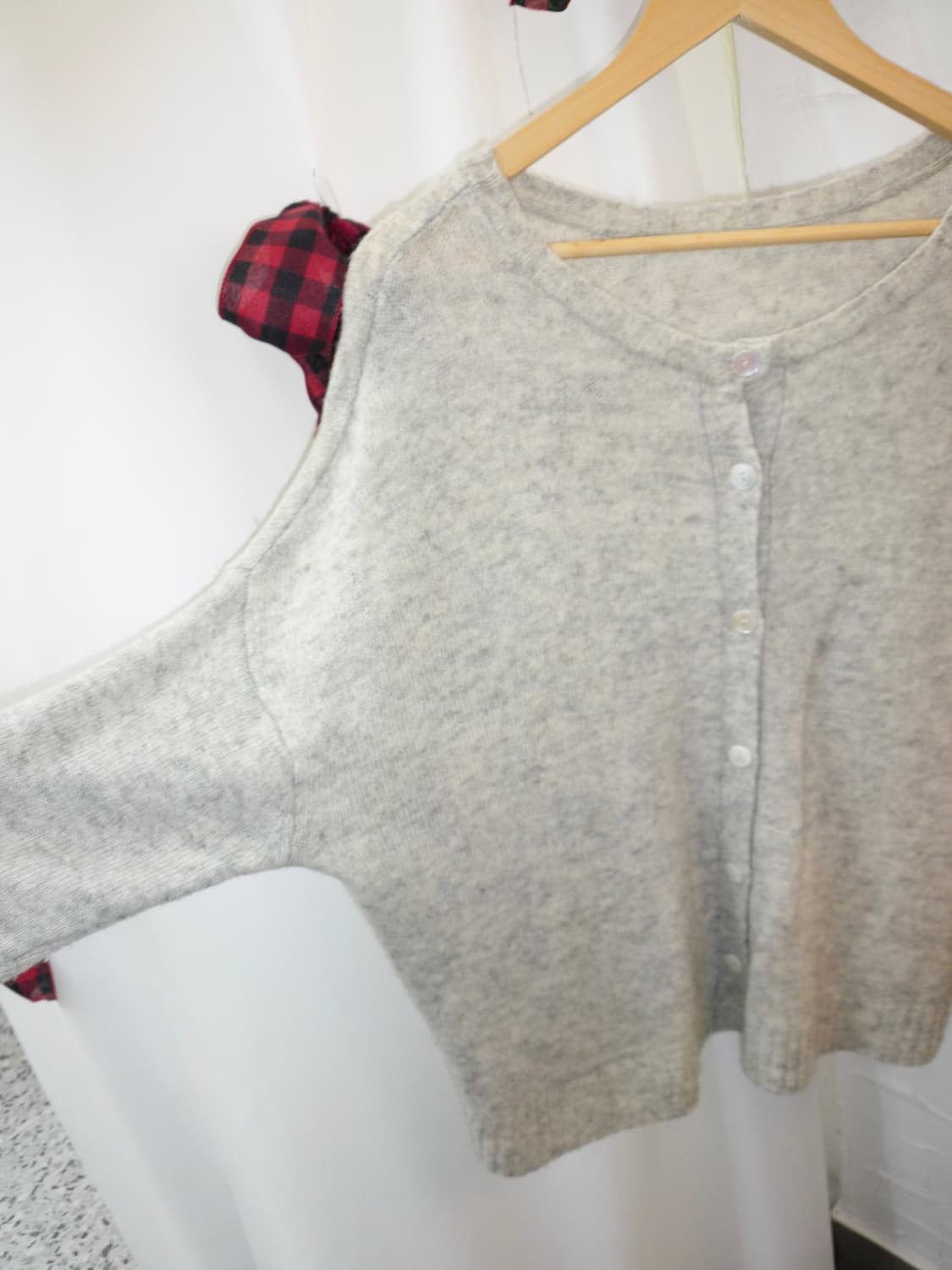 dot pattern back buttons knit 상품이미지6