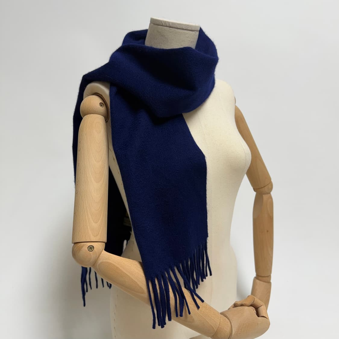 [캐시미어 100%] 딥네이비 머플러 목도리 상품이미지1