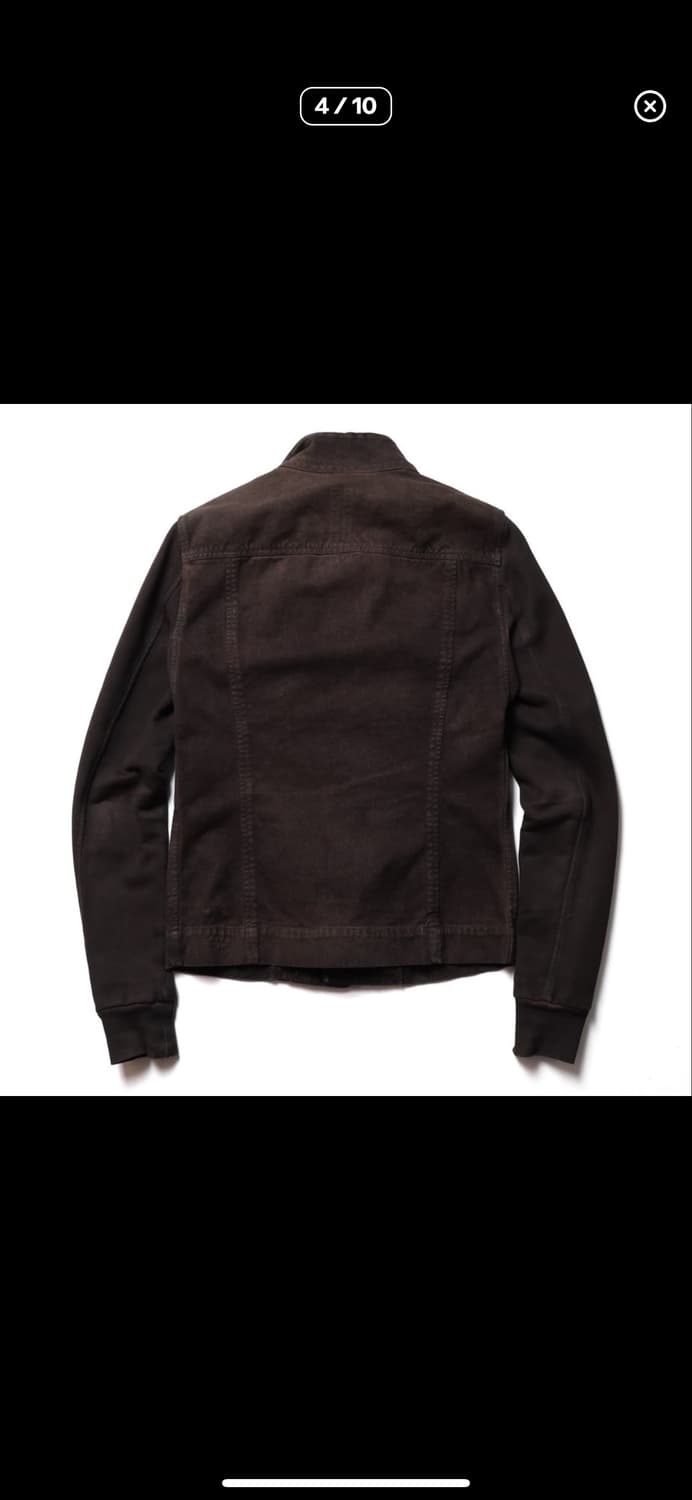 (급처)릭오웬스 사선 하이넥 자켓 상품이미지3