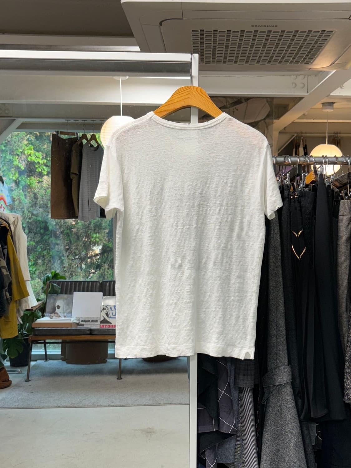 쟈딕앤볼테르 락앤롤 데미지 린넨 티셔츠 상품이미지2