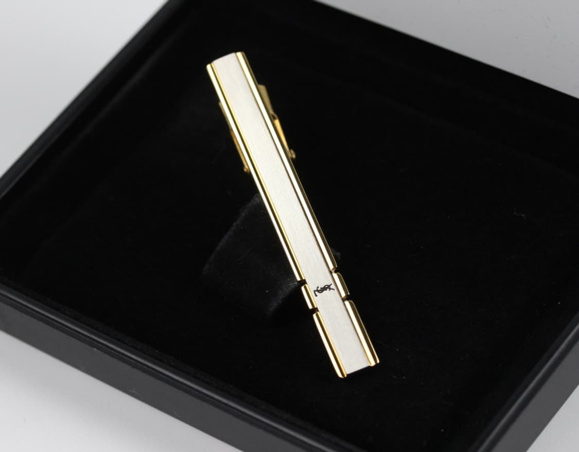 입생로랑 A등급 5cm 남자 명품 넥타이핀 상품이미지1