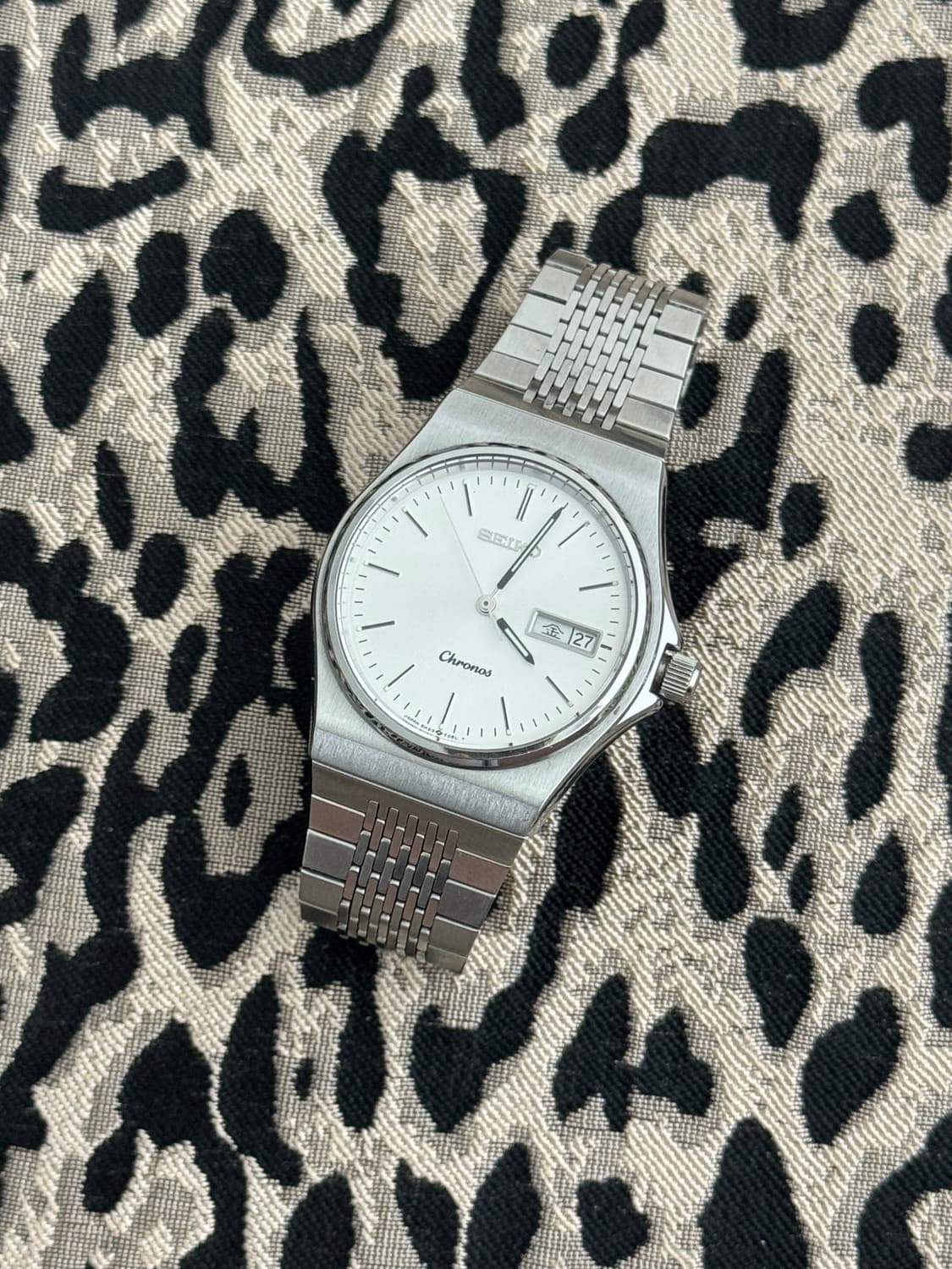 80s 빈티지 세이코 크로노스 쿼츠 상품이미지1