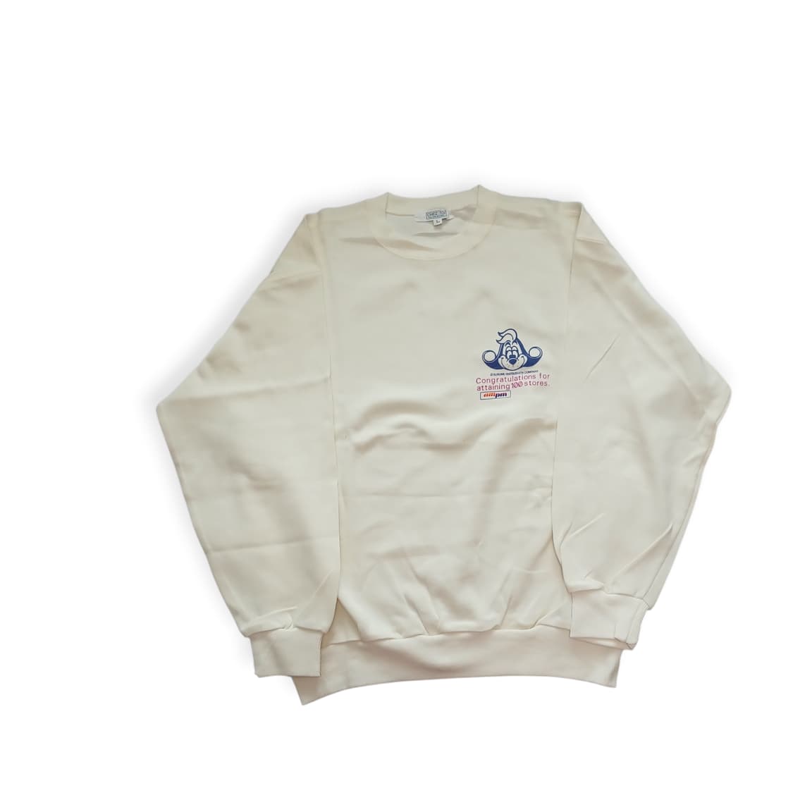 Chez toi 코튼 맨투맨 상품이미지1