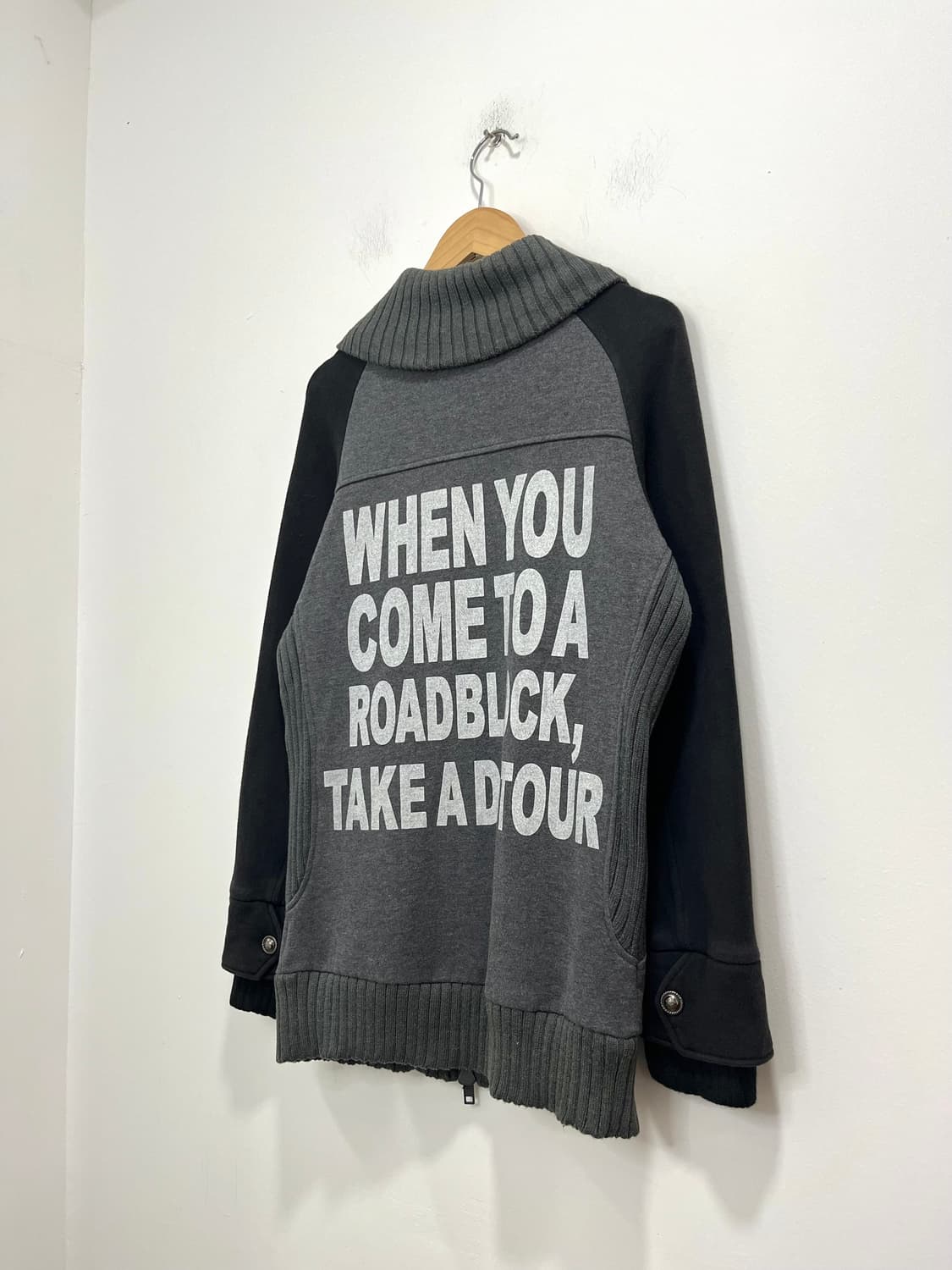 일본 빈티지 락펑크 카고 양각버튼 프린팅 집업 상품이미지8