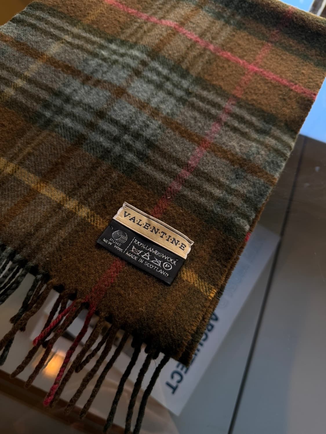 발렌타인 스코티쉬 램스울 머플러  상품이미지7
