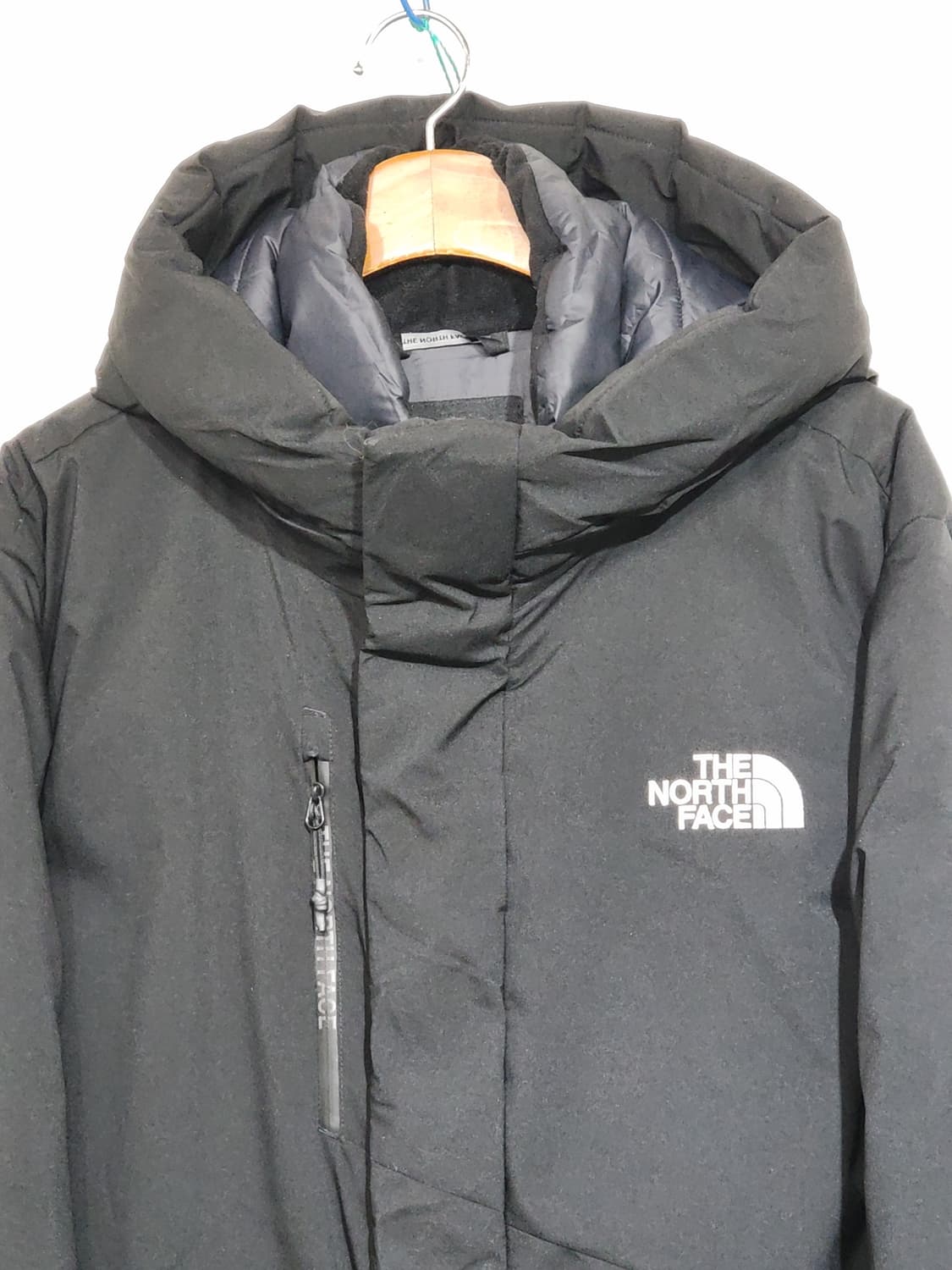 노스페이스 거위털 롱패딩 점퍼 블랙 빅사이즈 구스다운 패딩코트  상품이미지2