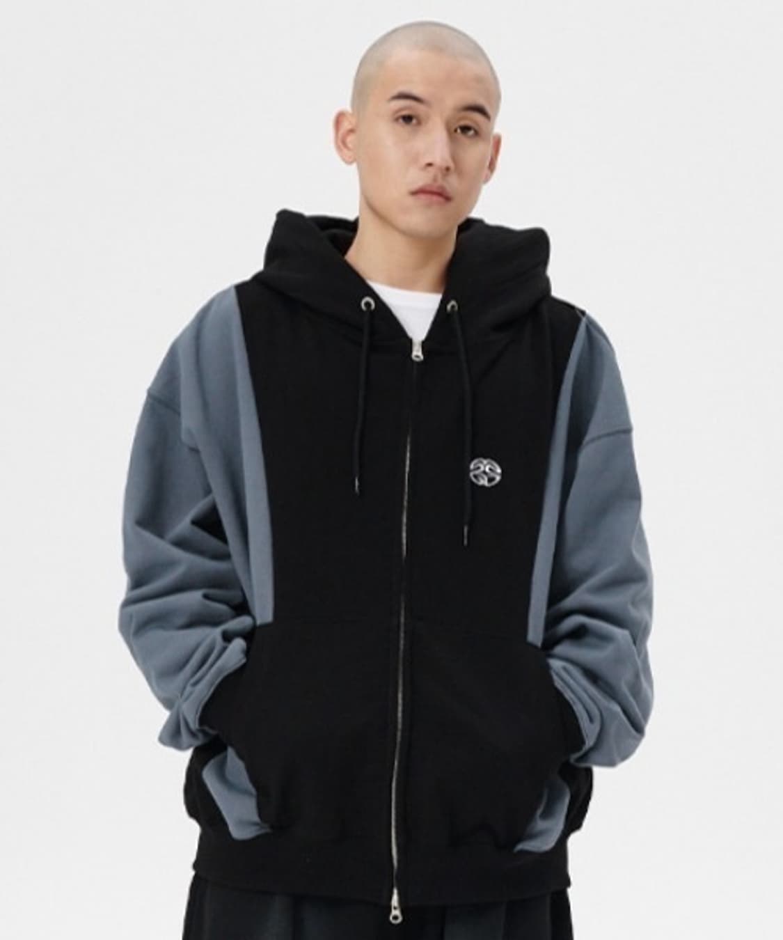 L) 새상품 마하그리드 이클립스 후드집업 블랙 상품이미지6