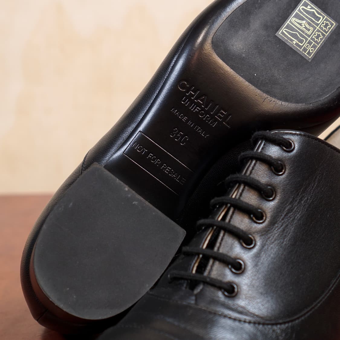 샤넬 CC 로고 램스킨 슈즈 유니폼 라인 상품이미지7