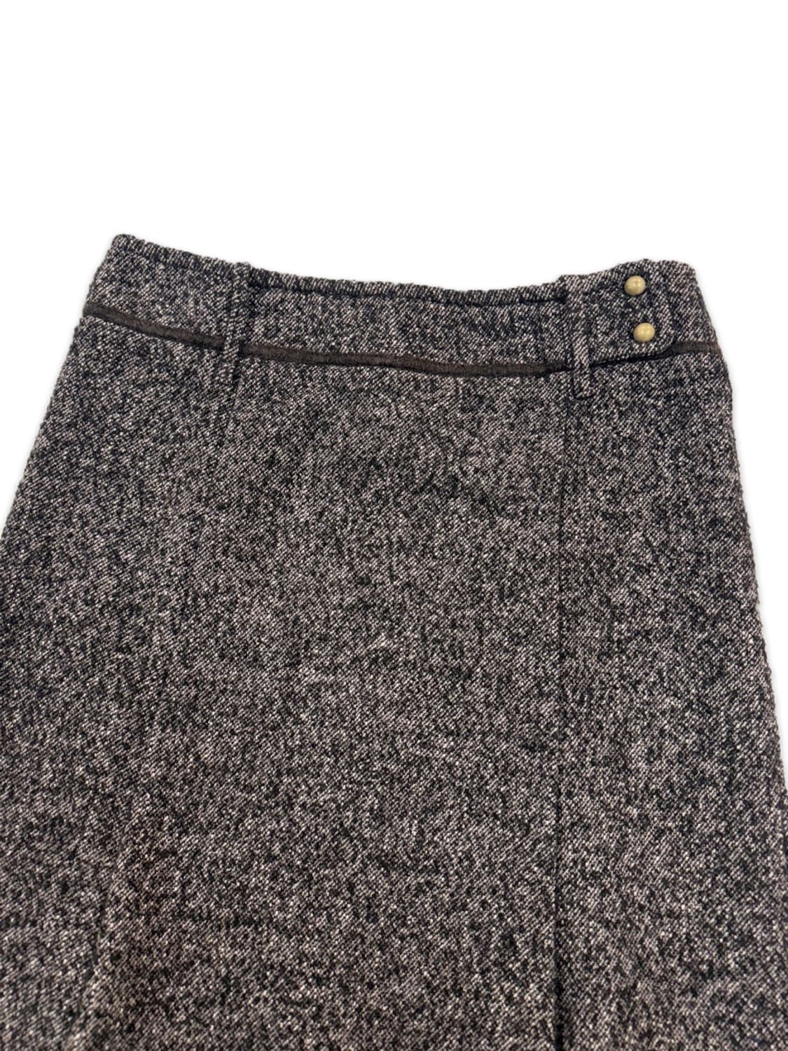 빈티지 막스앤코 브라운 플레어 미디 스커트 상품이미지3