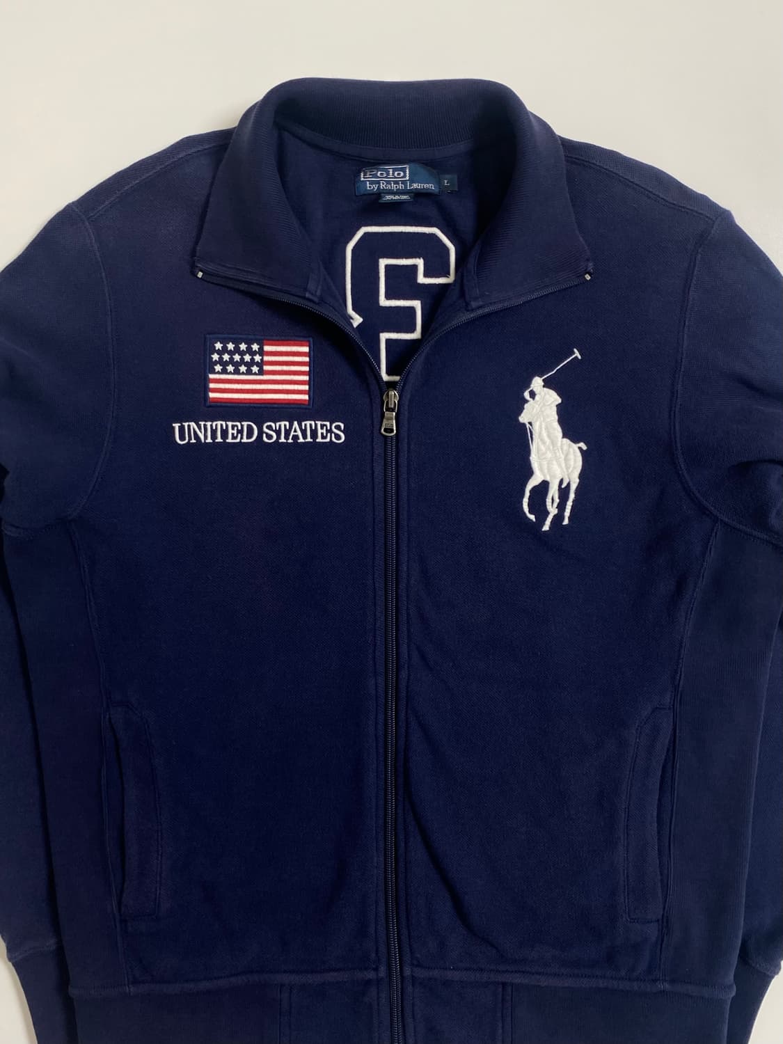폴로 빅포니 usa 성조기 집업 상품이미지5