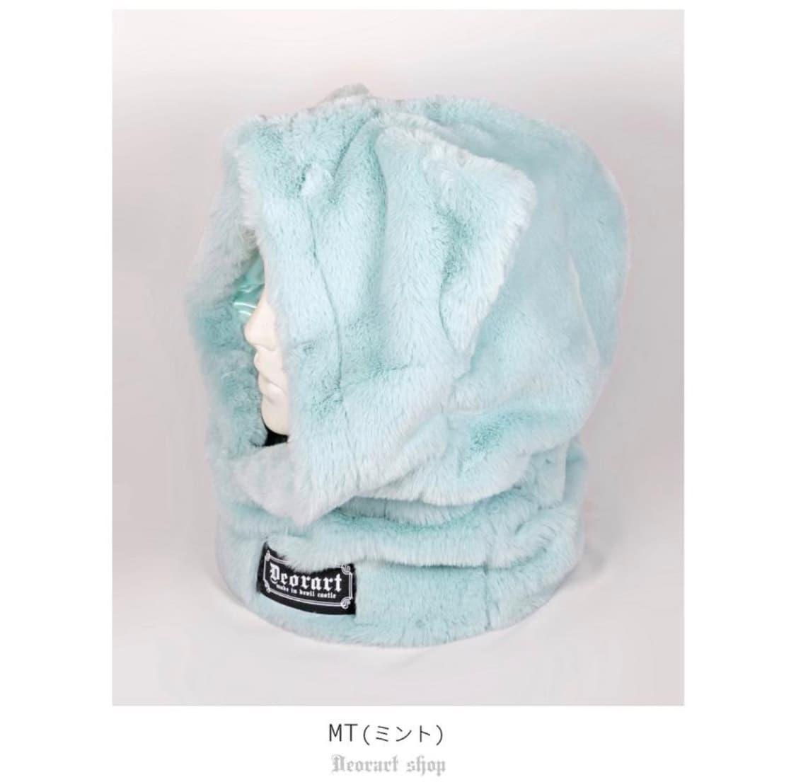 Deorart 디오라트 펑크 비주얼계 모자 vkei 락펑크 네코미미 후드 상품이미지3