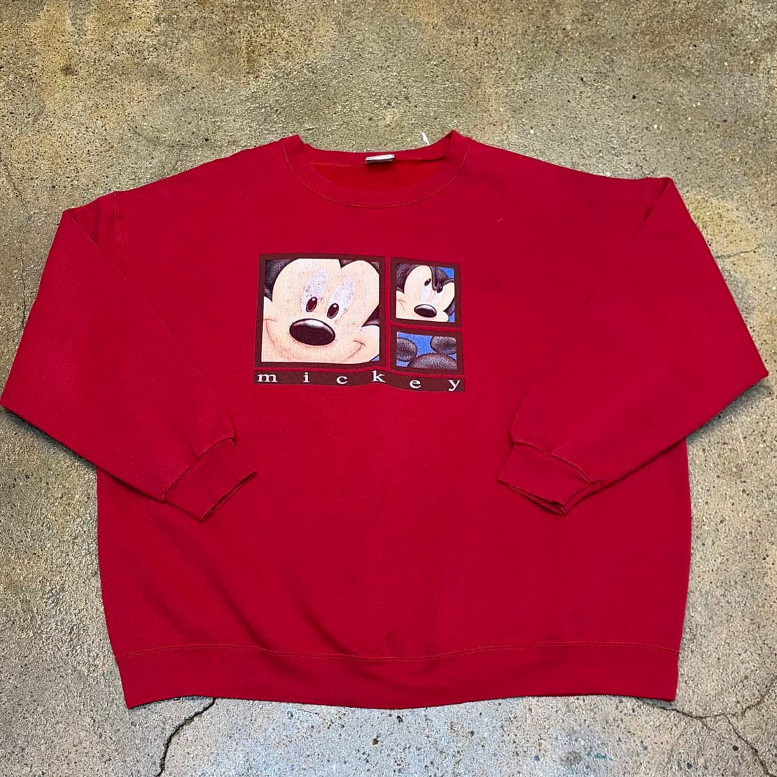 90s USA 미국 빈티지 디즈니 미키마우스 맨투맨 상품이미지1