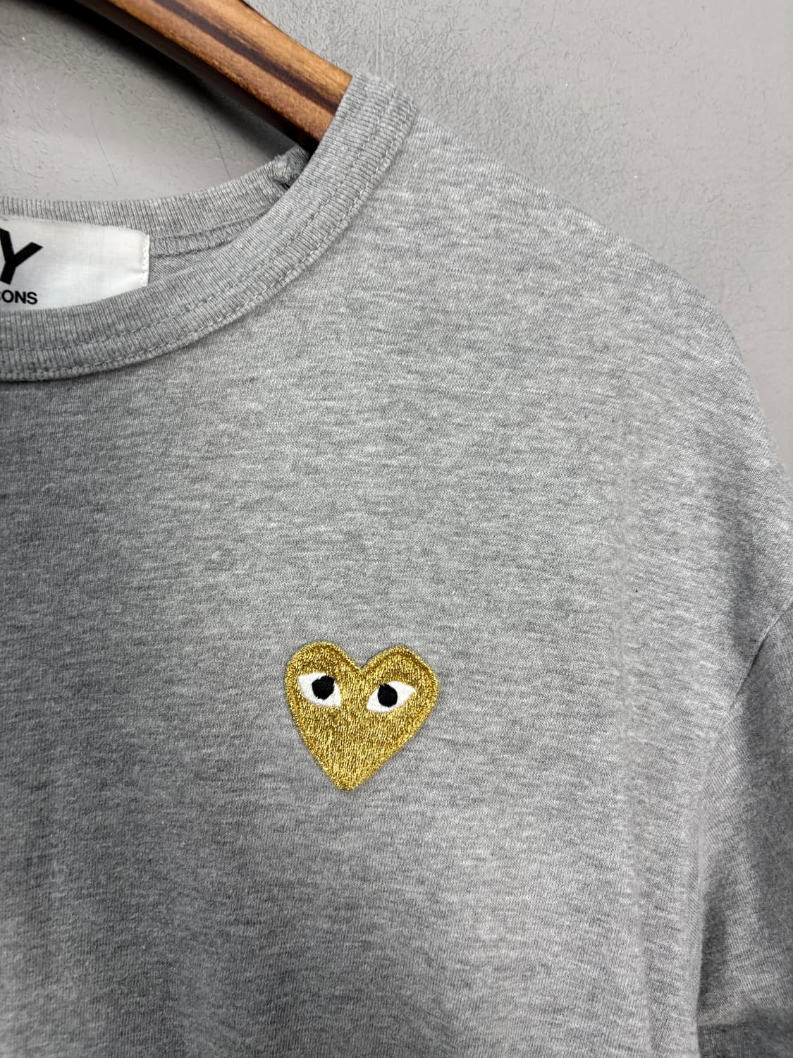 꼼데가르송 골드와펜 그레이 반팔 티셔츠 A3520 상품이미지3