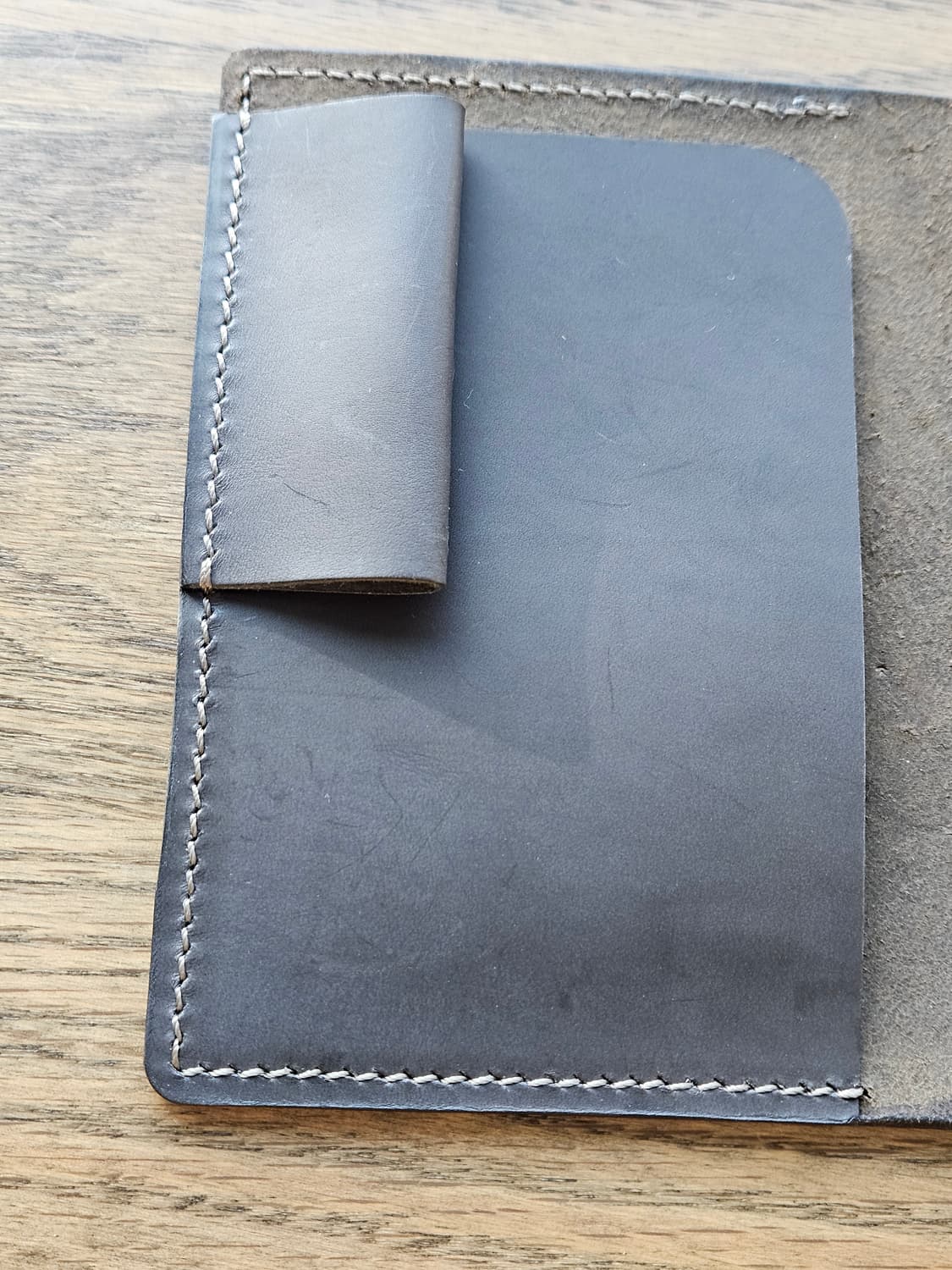 패스포트 사이즈의 작은 가죽 노트 커버 #가죽커버 상품이미지3