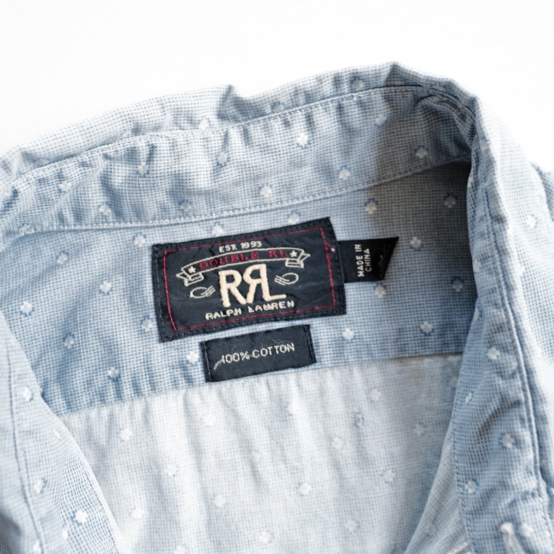RRL 더블알엥 워크 셔츠 블루 M사이즈 상품이미지6
