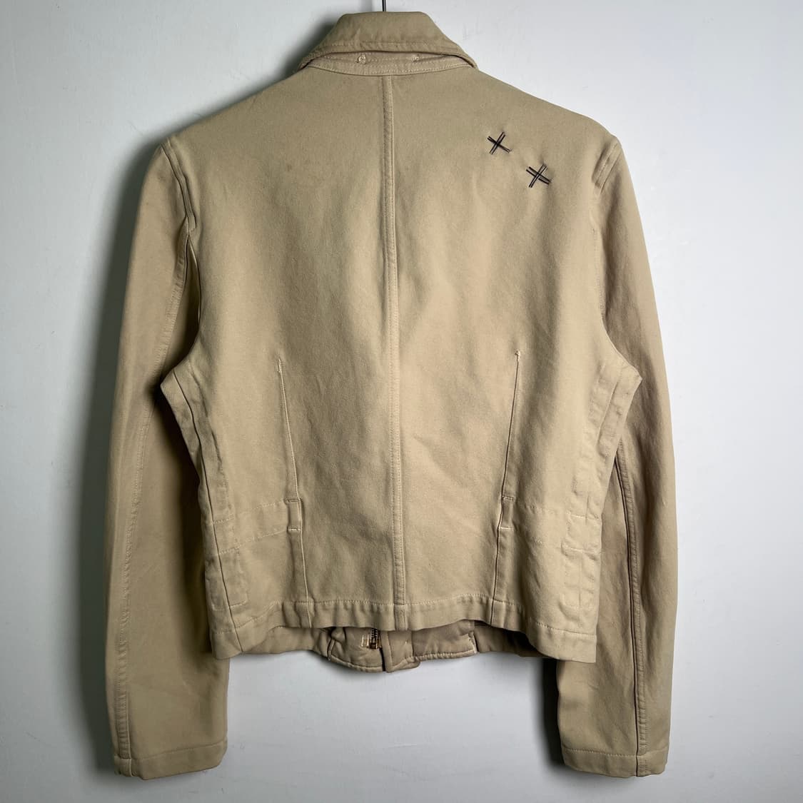 꼼데가르송 옴므 플러스 베이지 크롭 자켓 S 상품이미지6