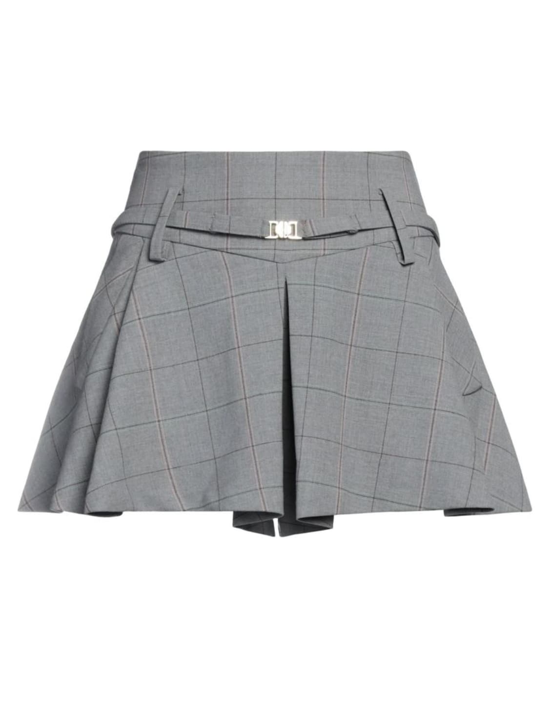 마쥬 체크 쇼츠 버뮤다 벨트 스커트 팬츠 치마 바지 상품이미지4