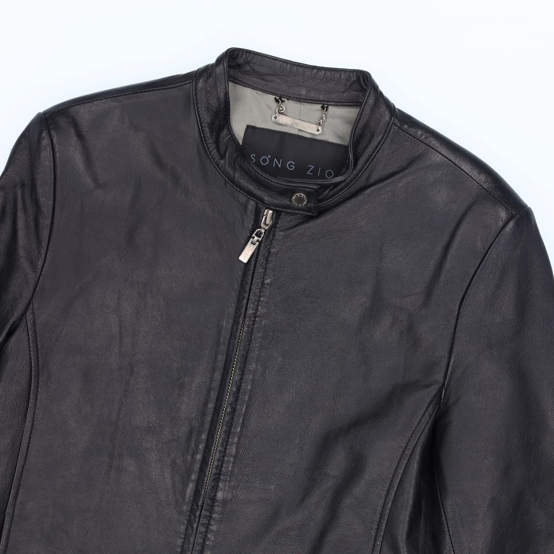 55 송지오옴므 여성 싱글 라이더 가죽 자켓 4165 상품이미지5