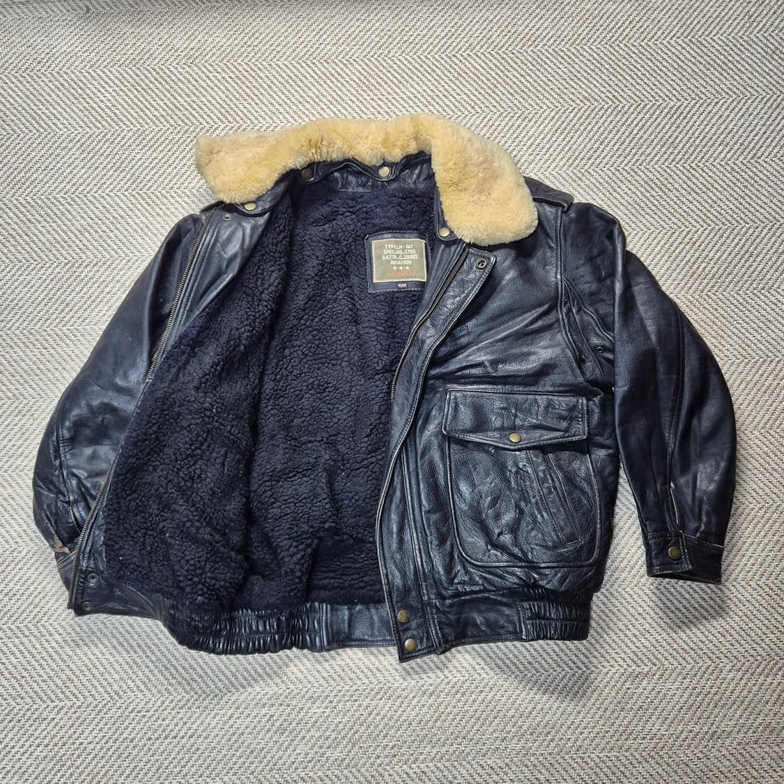 빈티지 G1 소가죽 자켓 상품이미지1