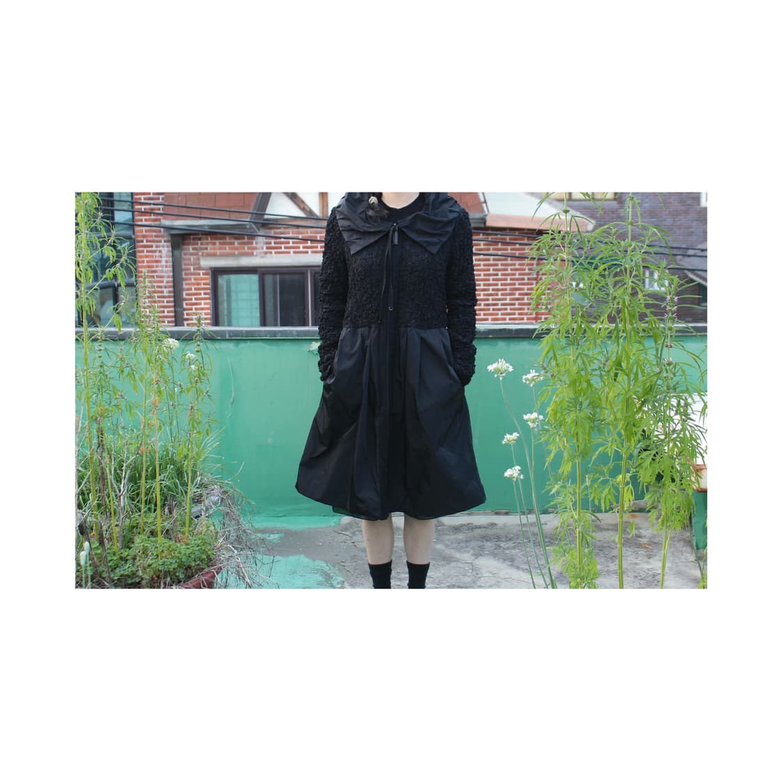 Shirring Taffeta Liner Semi Coat 상품이미지3