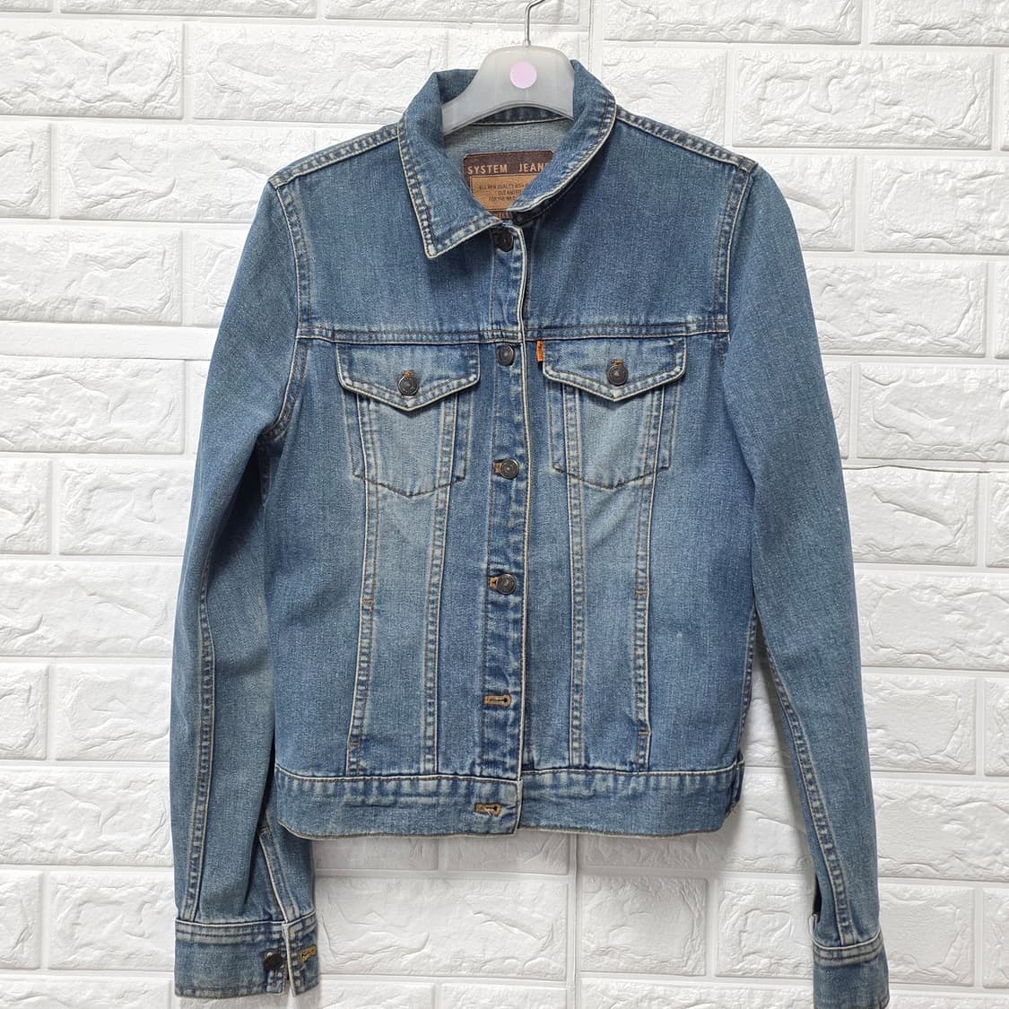 택포) 한섬 시스템 데님 청자켓 S 상품이미지1