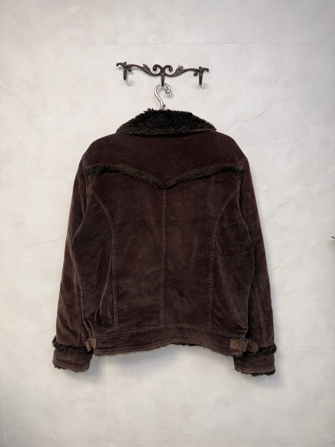 Calvin Klein dark brown corduroy fur jk 상품이미지3